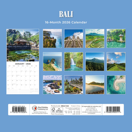 Red Robin Bali Kalender 2026