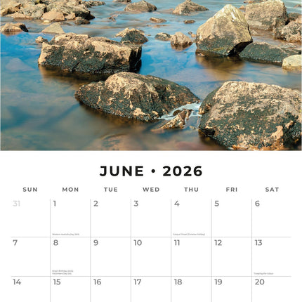 Red Robin Beautiful Britain Kalender 2026