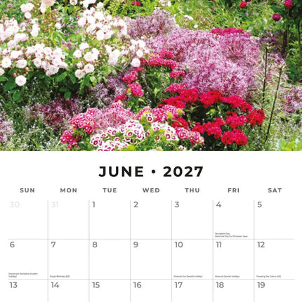 Red Robin Beautiful Gardens Kalender 2027