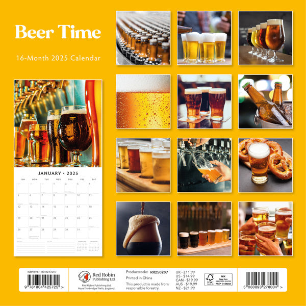 Red Robin Beer Time Kalender 2025