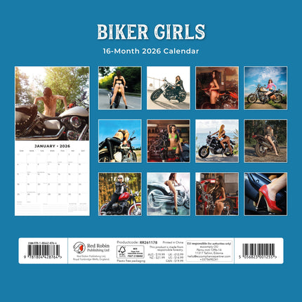 Red Robin Biker Girls Kalender 2027