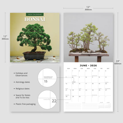 Red Robin Bonsai Kalender 2026