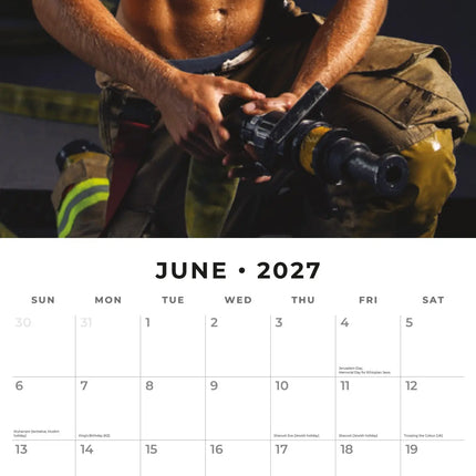 Red Robin Brandweermannen Kalender 2027