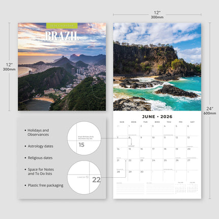 Red Robin Brazilië Kalender 2026