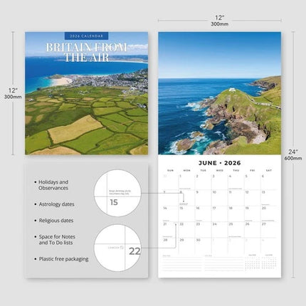 Red Robin Britain from the Air Kalender 2026