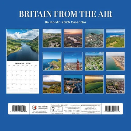 Red Robin Britain from the Air Kalender 2026