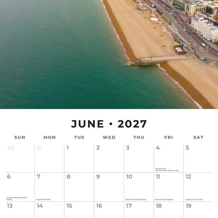Red Robin Britain from the Air Kalender 2027