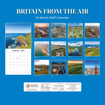 Red Robin Britain from the Air Kalender 2027