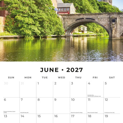Red Robin British Castles Kalender 2027