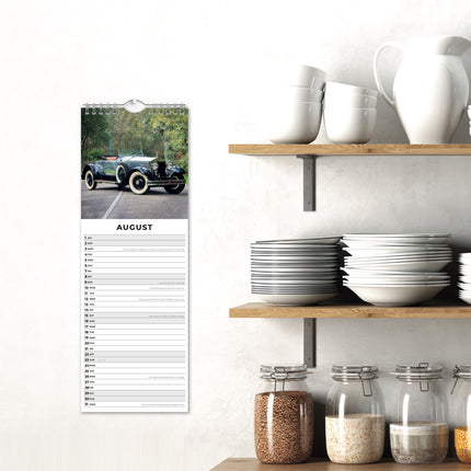 Red Robin British Classics Slimline Kalender 2026