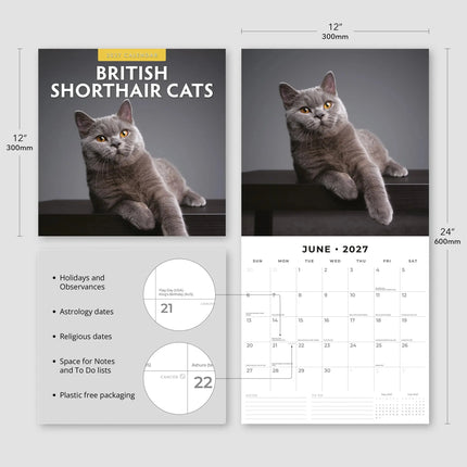 Red Robin Brits Korthaar Kalender 2027