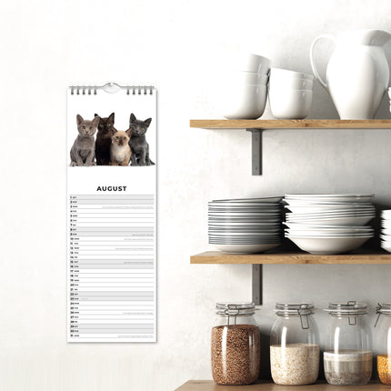 Red Robin Burmees Slimline Kalender 2026