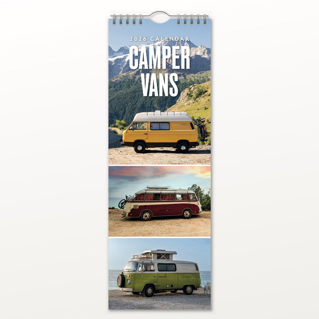 Red Robin Camper Vans Slimline Kalender 2026