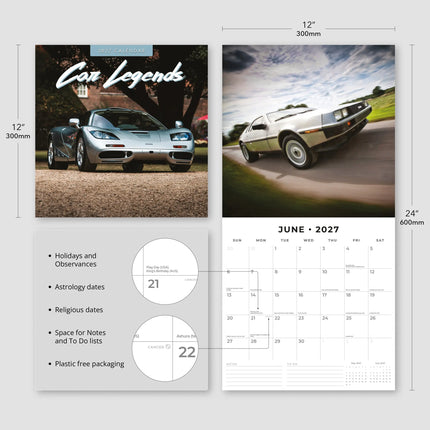 Red Robin Car Legends Kalender 2027