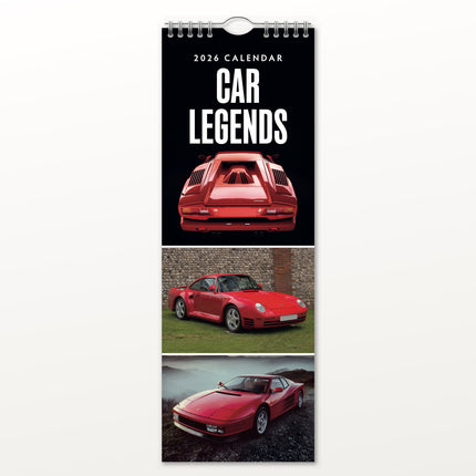 Red Robin Car Legends Slimline Kalender 2026