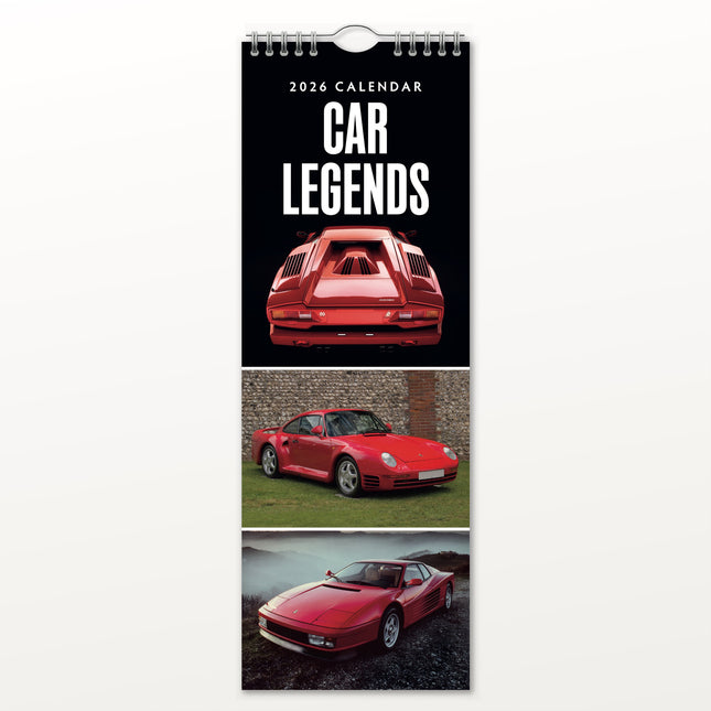 Red Robin Car Legends Slimline Kalender 2026
