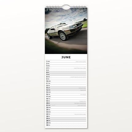 Red Robin Car Legends Slimline Kalender 2026