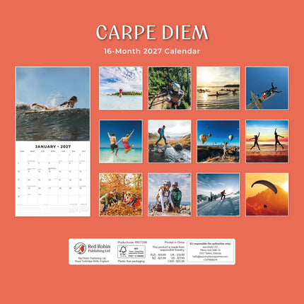 Red Robin Carpe Diem Kalender 2027