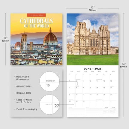 Red Robin Cathedrals of the World Kalender 2026