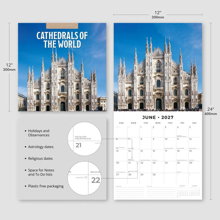 Red Robin Cathedrals of the World Kalender 2027