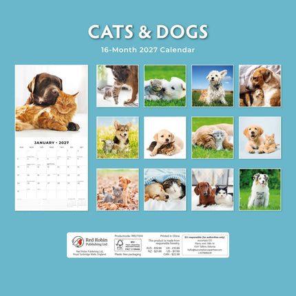 Red Robin Cats and Dogs Kalender 2027