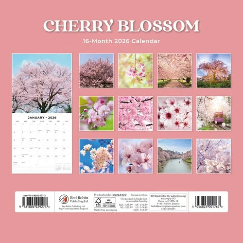 Red Robin Cherry Blossom Kalender 2026