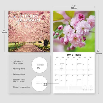 Red Robin Cherry Blossom Kalender 2026