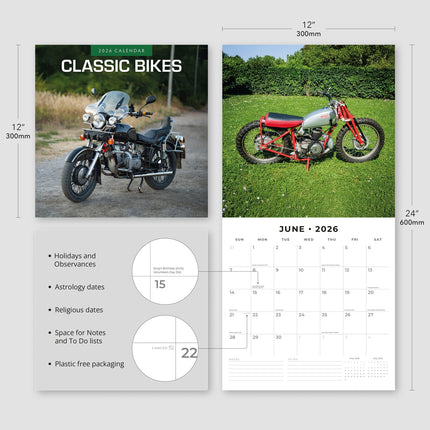Red Robin Classic Bikes Kalender 2026