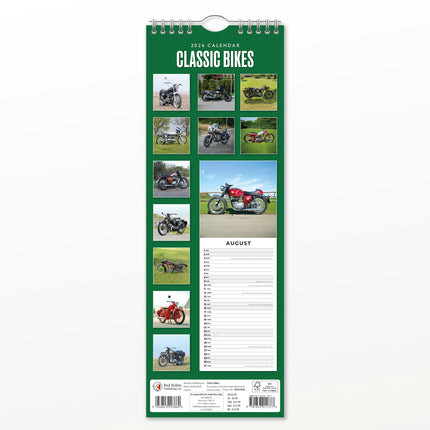 Red Robin Classic Bikes Slimline Kalender 2026
