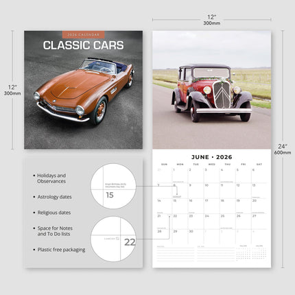 Red Robin Classic Cars Kalender 2026