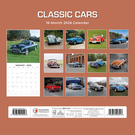 Red Robin Classic Cars Kalender 2026