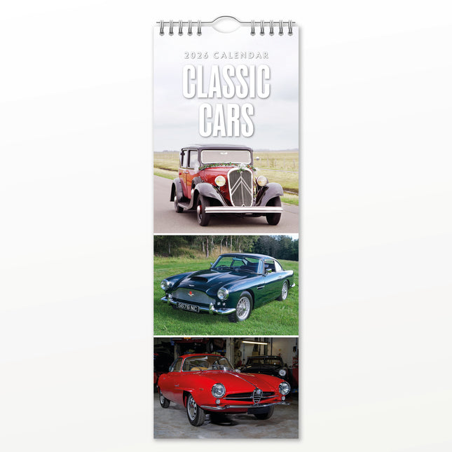 Red Robin Classic Cars Slimline Kalender 2026