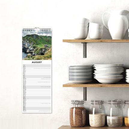 Red Robin Coastlines of Ireland Slimline Kalender 2026