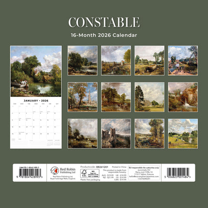 Red Robin Constable Kalender 2026