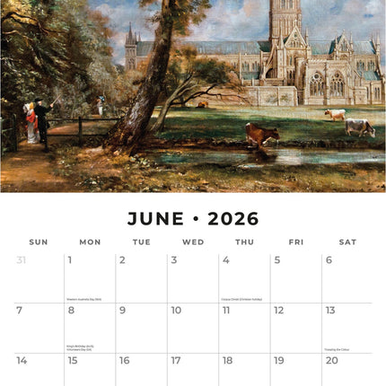 Red Robin Constable Kalender 2026