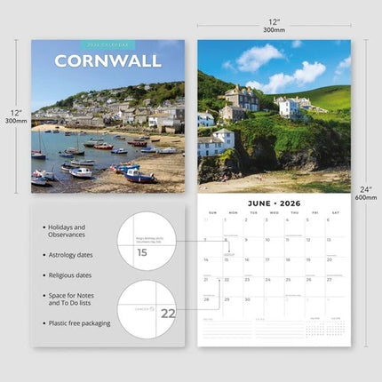 Red Robin Cornwall Kalender 2026