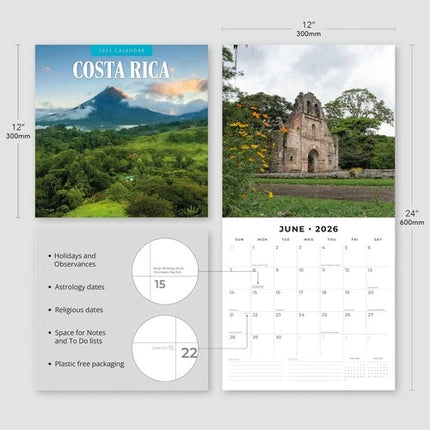 Red Robin Costa Rica Kalender 2026