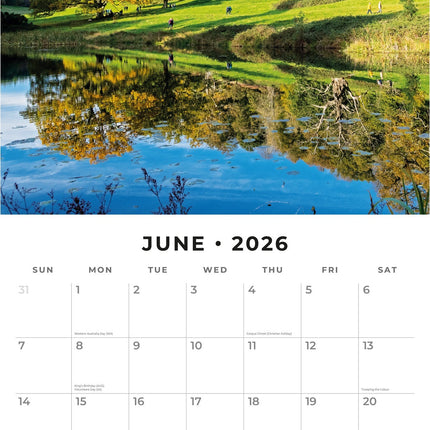 Red Robin Country Scenes Kalender 2026