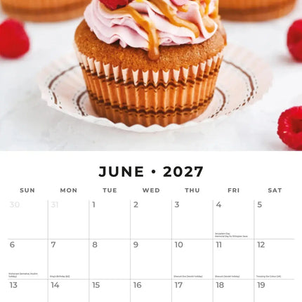 Red Robin Cupcakes Kalender 2027
