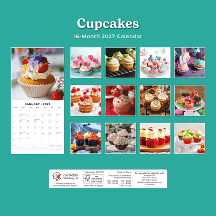 Red Robin Cupcakes Kalender 2027