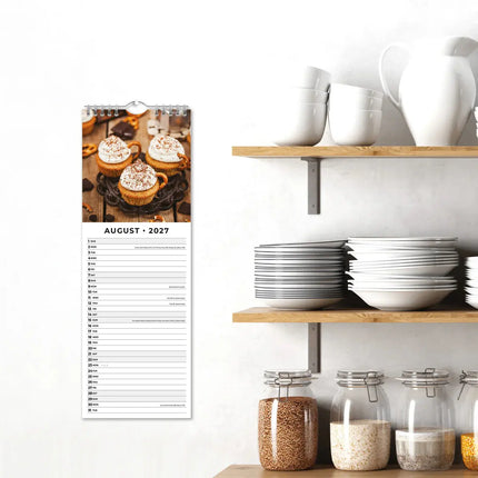 Red Robin Cupcakes Slimline Kalender 2027