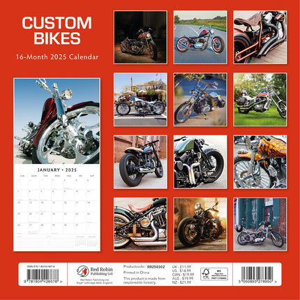 Red Robin Custom Bikes Kalender 2025