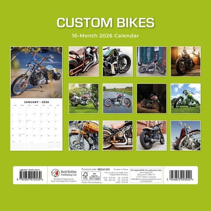 Red Robin Custom Bikes Kalender 2026