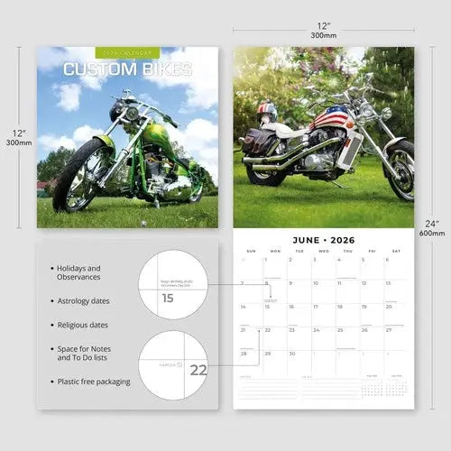mountainbike kalender Custom Bikes Kalender 2025 kaufen? Schnell und einfach online