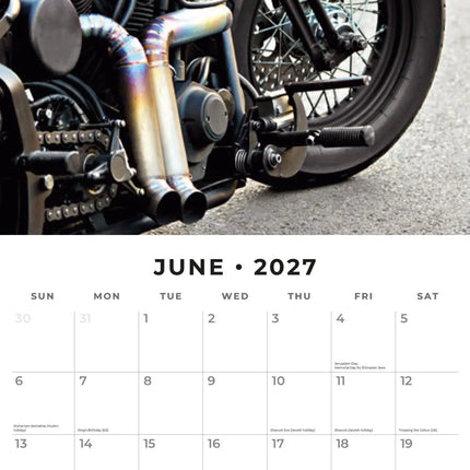 Red Robin Custom Bikes Kalender 2027