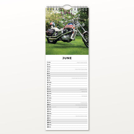 Red Robin Custom Bikes Slimline Kalender 2026