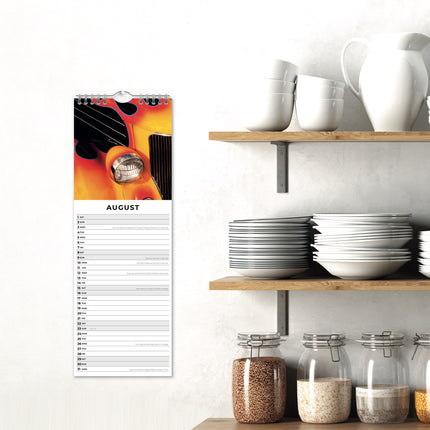 Red Robin Custom Cars Slimline Kalender 2026