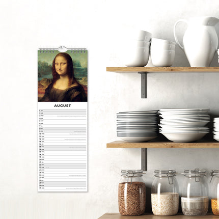 Red Robin Da Vinci Slimline Kalender 2026
