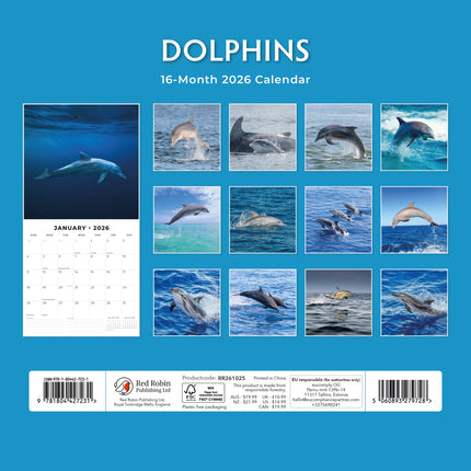 Red Robin Dolfijnen Kalender 2026