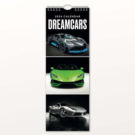 Red Robin Dreamcars Slimline Kalender 2026